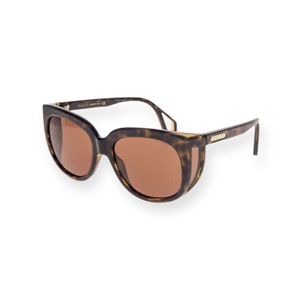 Gucci Fashion Sunglasses in Havana Brown, Full Inclusion New with Tag